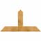 Ekena Millwork Portland Rough Sawn Timber Gable Bracket, Western Red Cedar, 48"W x 26"H x 6"D x 6"F, 13/12 Pitch GBW048X26X0606POR00RWR - alternate 1